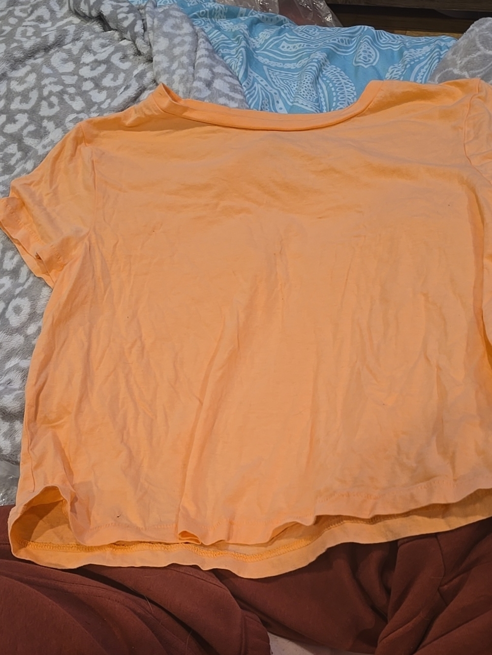 ❤️10/$30 Nwot Universal Thread Neon Peach Short-Sleeve Crewneck Tee